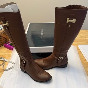 Karen Scott Chocolate Brown Riding Boots